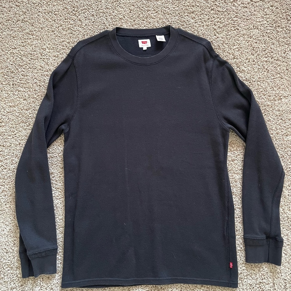 Black Long Sleeve Men's Shirt - Levi's